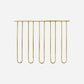 Wine Glass Shelf, HDStilio, Antique gold finish