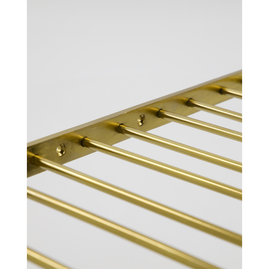 Glass rack, HDStilio, Antique gold finish