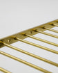 Wine Glass Shelf, HDStilio, Antique gold finish
