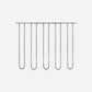 Glass rack, HDStilio, Antik sølvfinish
