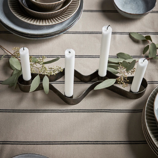 Candle holder, HDFlood, Antique brown