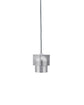 Lampe, Akola, Gebürstetes Silber