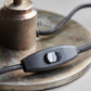 Bordlampe, HDBoston, Antik brun