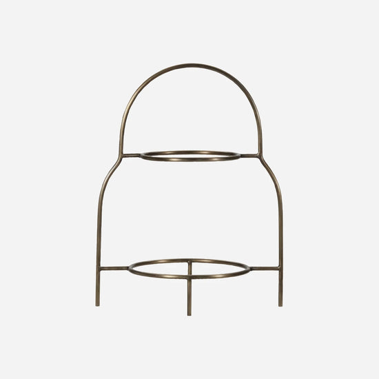 Plate stand, HDSana, Antique brass finish