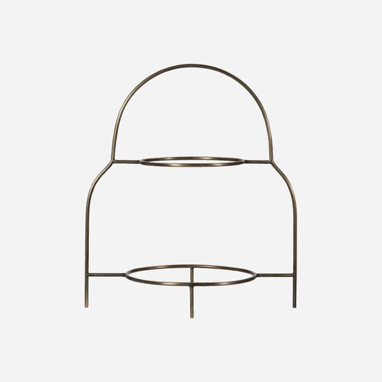 Plate stand, HDSana, Antique brass finish