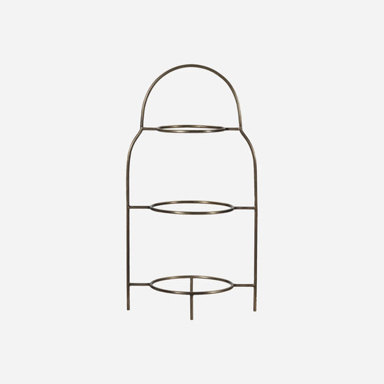 Plate stand, HDSana, Antique brass finish