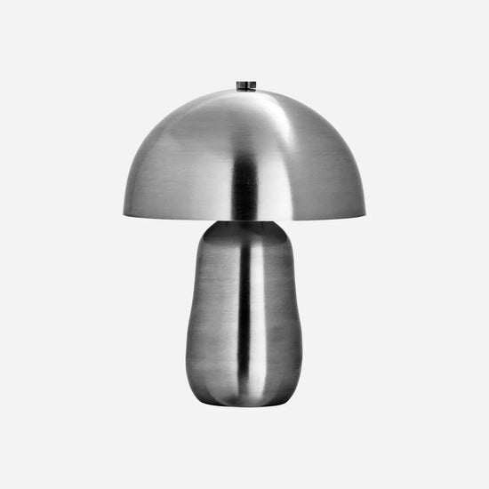 Tischleuchte, HDRoomie, Gebürstetes Silber-Finish