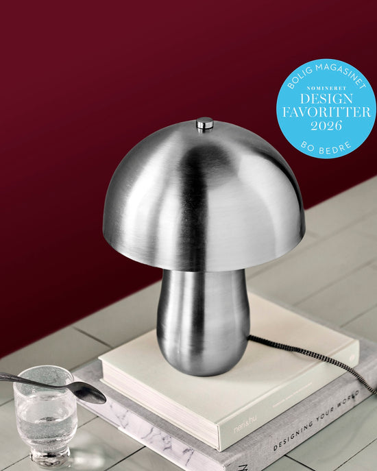 Table lamp, HDRoomie, Brushed silver finish