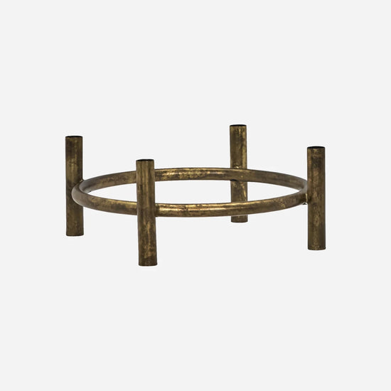 Candle holder, HDMaxi, Advent, Antique brass finish