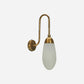 Wall lamp, HDDrop, Antique brass