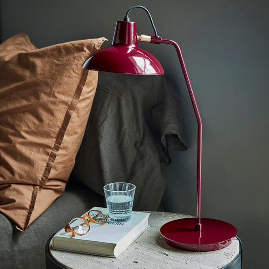 Table lamp, HDDesk, Red