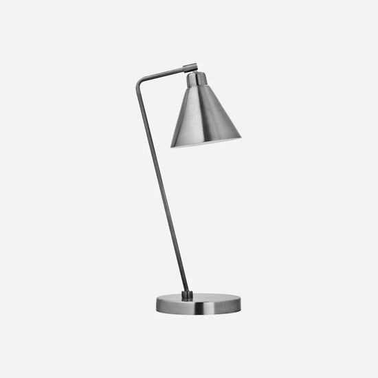 Tischleuchte, HDGame, Gebürstetes Silber-Finish