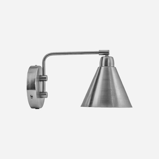 Wandleuchte, HDGame, Gebürstetes Silber-Finish