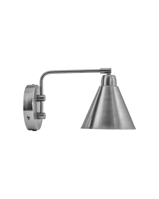 Wall lamp, HDGame, Brushed silver finish