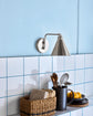 Wall lamp, HDGame, Brushed silver finish