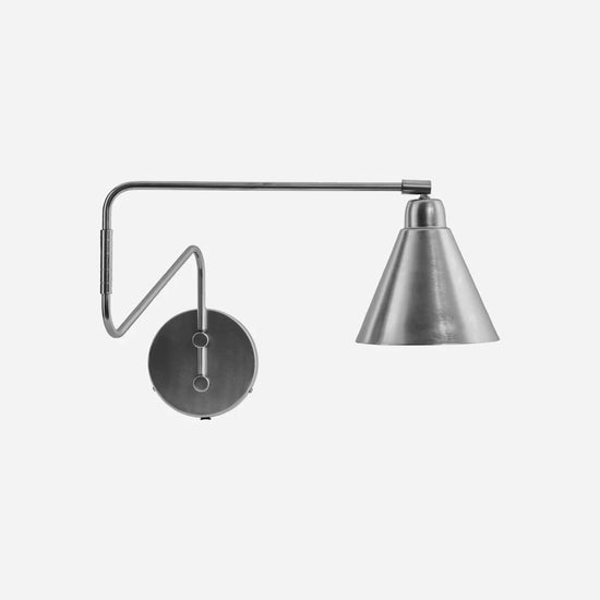 Wandleuchte, HDGame, Gebürstetes Silber-Finish