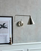 Wall lamp, HDGame, Brushed silver finish