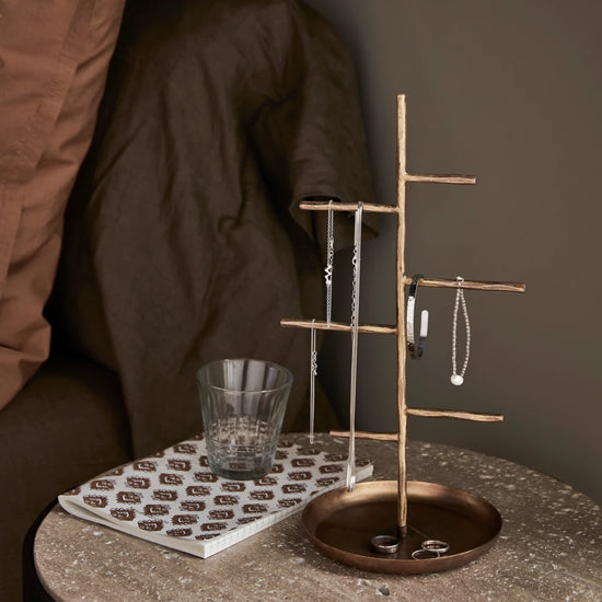 Jewelry organiser, HDJewel, Brushed brass finish