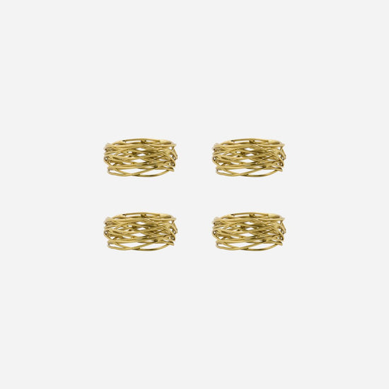 Napkin rings, HDRing, Golden