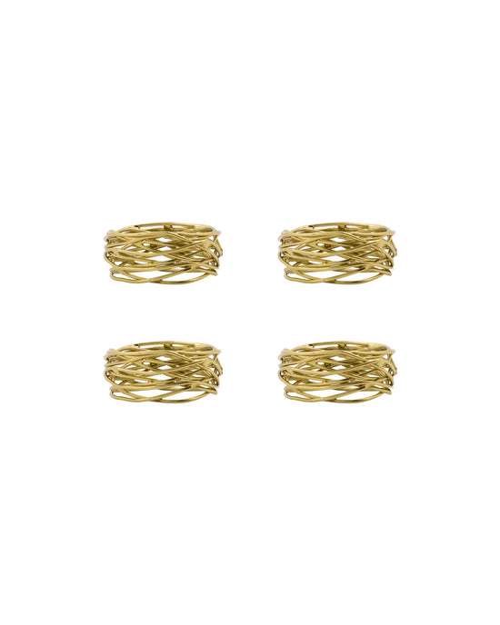 Napkin rings, HDRing, Golden
