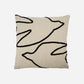 Cushion cover, HDFly, Black, Off-white