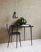 Cafe table, HDSlated, Black stain