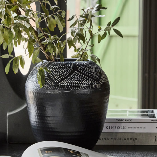 Vase, HDBloss, Schwarz