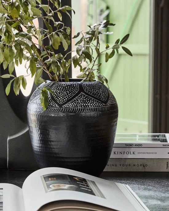 Vase, HDBloss, Schwarz