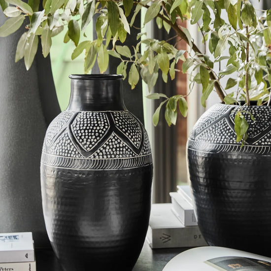 Vase, HDBloss, Schwarz