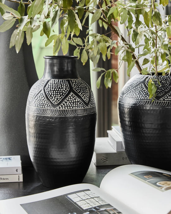 Vase, HDBloss, Schwarz