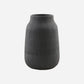 Vase, Groove, Schwarz
