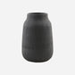 Vase, Groove, Schwarz