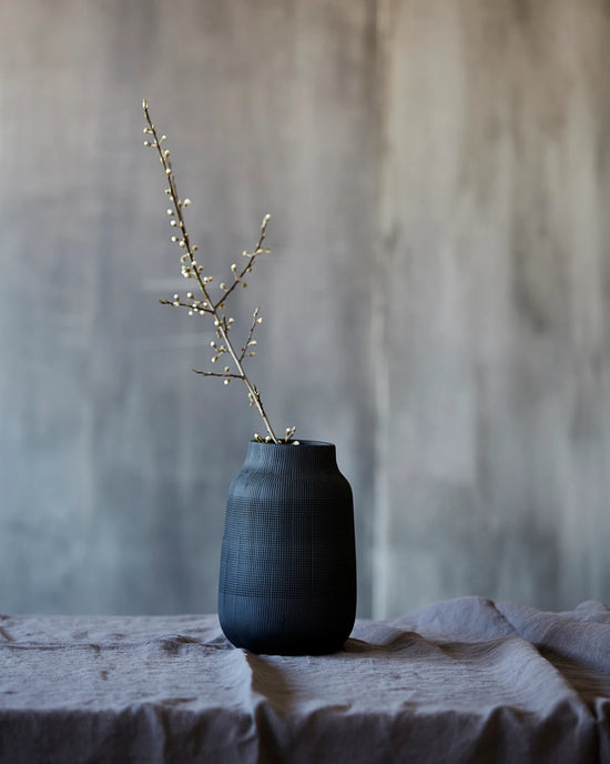 Vase, HDGroove, Black