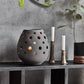 Candle holder, HDArtie, Grey