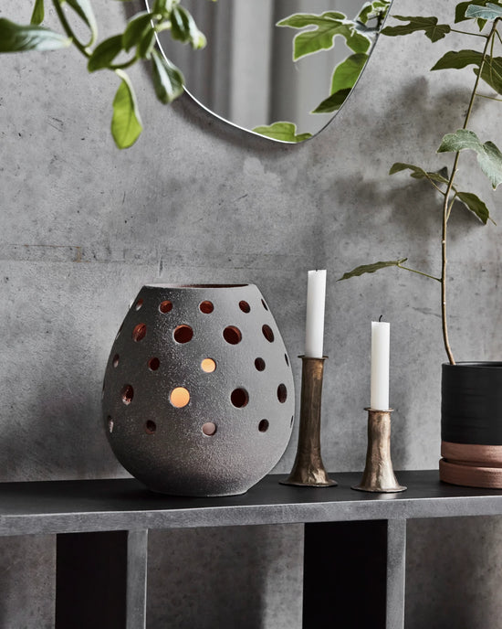 Candle holder, HDArtie, Grey