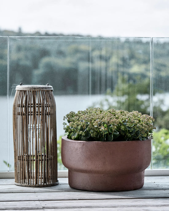 Planter, HDTerra, Antique brown