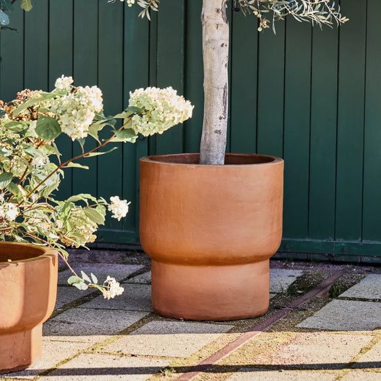 Blumentopf, HDTerra, Antikes Braun