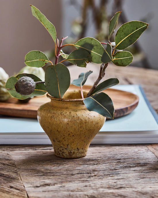 Vase, HDKolo, Mustard