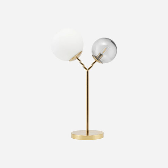 Tischlampe, Twice, Messing