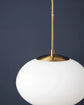 Lampe, Opal, Weiß