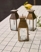 Windlicht, HDTilka, Antikes Messing-Finish