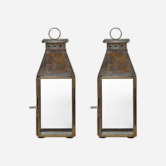 Windlicht, HDTilka, Antikes Messing-Finish