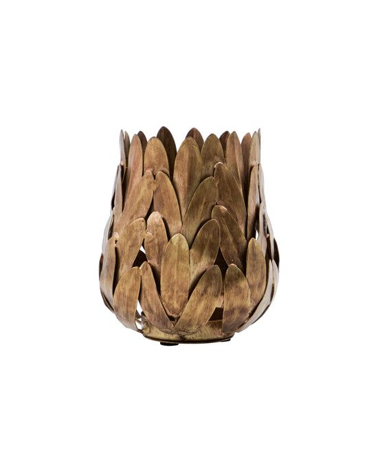 Tealight holder, HDLuka, Golden