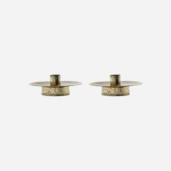 Candle holder, HDSimb, Antique brass