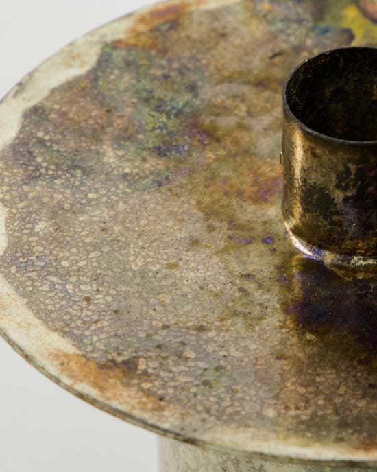 Candle holder, HDSimb, Antique brass