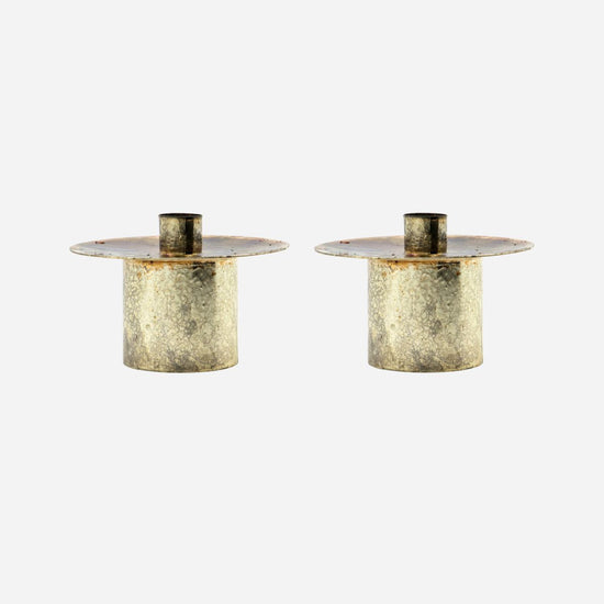 Candle holder, HDSimb, Antique metallic