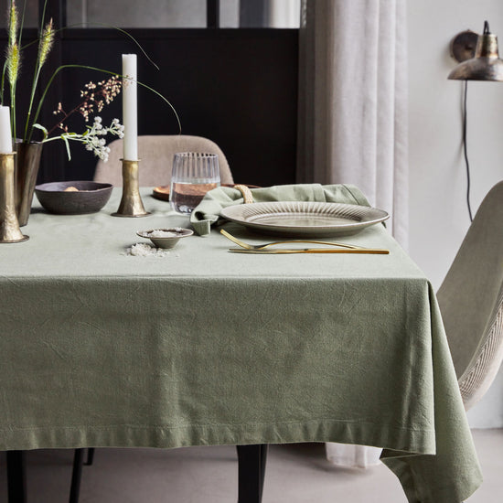 Tablecloth, HDReal, Olive green