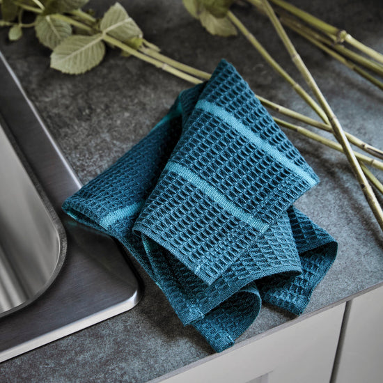 Dish cloth, HDRena, Blue/Petrol