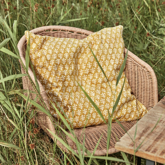 Cushion cover, HDRelief, Yellow