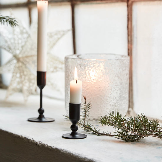 Candle holder, HDFolk, Black